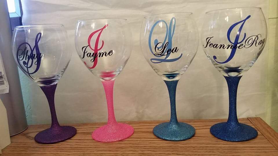 20 oz.Personalized Wine Glass