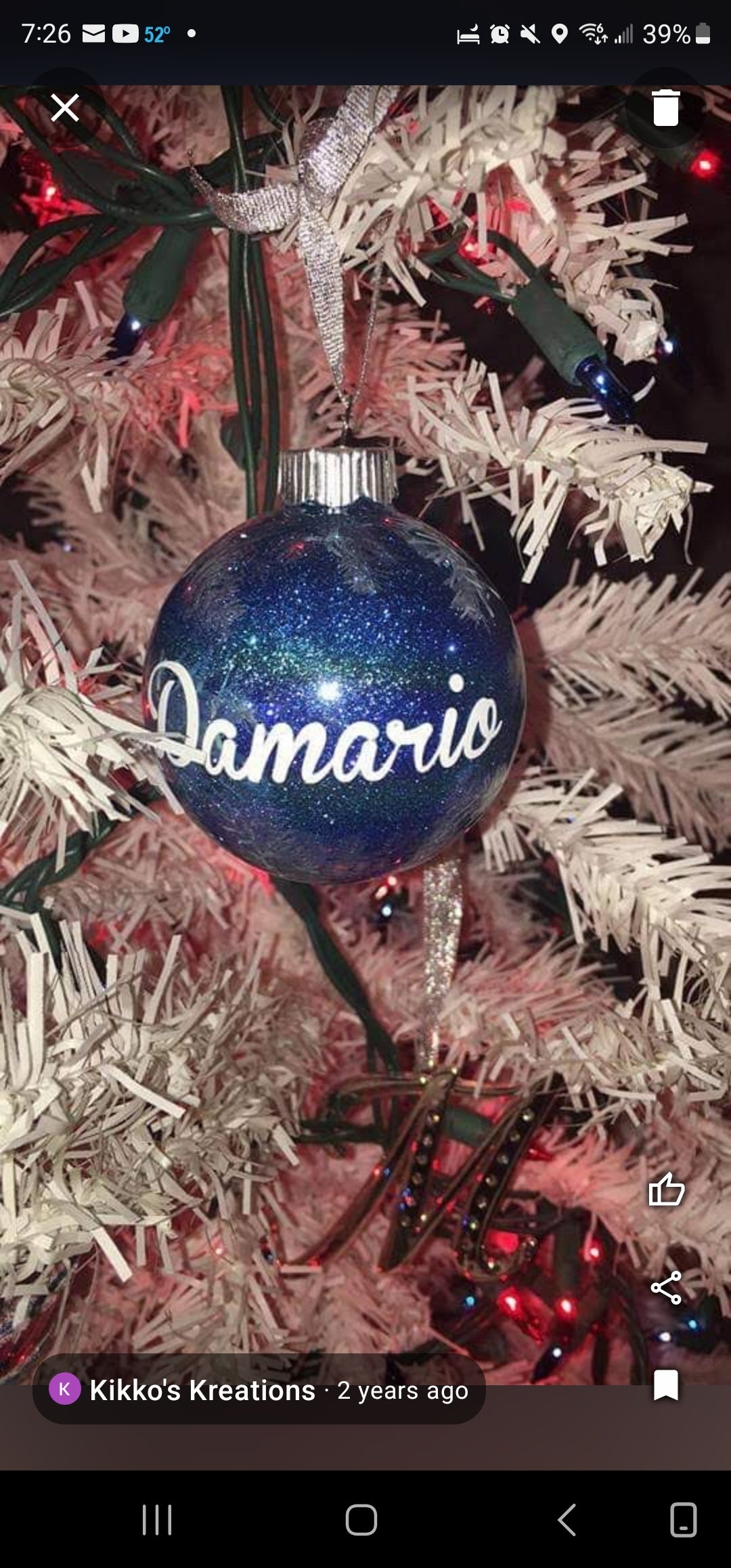 Personalized Ornament